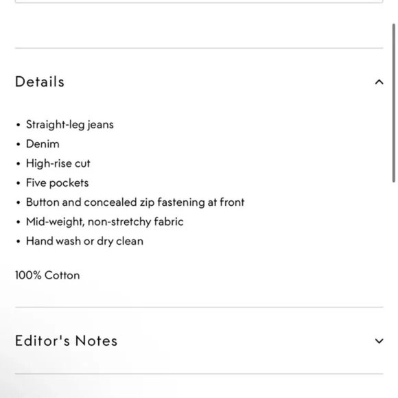 KHAITE albi Light Blue high rise Straight Jeans - Picture 9 of 9